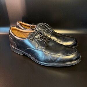 Clarks Leather Dress Shoes Oxfords Lace Up Comfort‎ Classic Black Mens 11.5